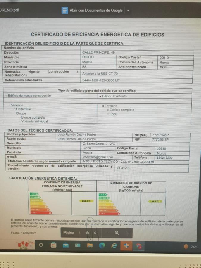 A Pousada Aljibe De Monastrell Ricote Exterior foto